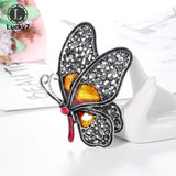 European&American Butterfly Brooch Retro Alloy Corsage Insect Pin