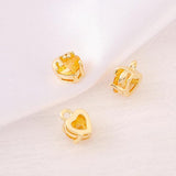Heart Charms Pendants Necklace Bracelet Earring Diy Jewelry Parts