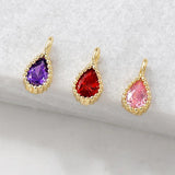 Zircon Small Charms Pendants Necklace Bracelet Earring Diy Jewelry