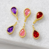 Zircon Small Charms Pendants Necklace Bracelet Earring Diy Jewelry