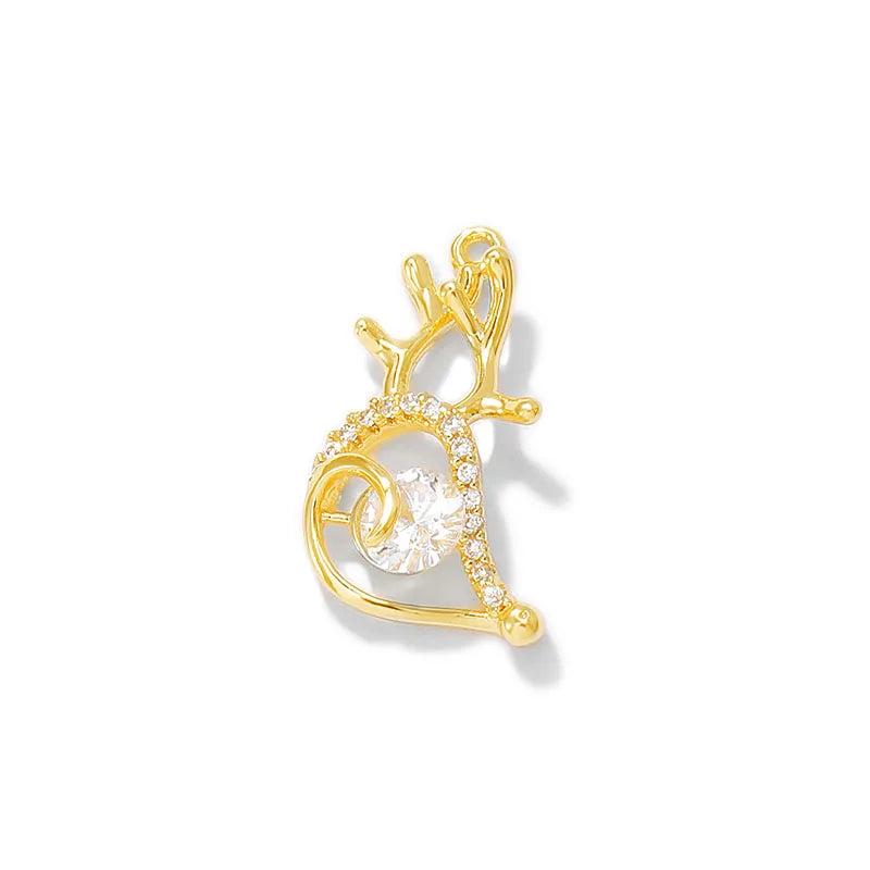 Deer Charms Pendants Jewelry Set