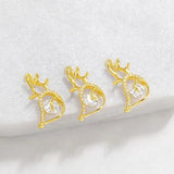 Deer Charms Pendants Jewelry Set