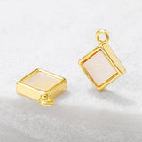Brass Seashells Charms Pendants Necklace Bracelet Earring Diy Jewelry