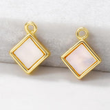 Brass Seashells Charms Pendants Necklace Bracelet Earring Diy Jewelry
