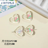 Rabbit & Bear Smiling Face Car Hanging DIY Accessories