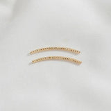 14K Wrapped Faceted Threaded Elbow Straight Pipe Bracelet