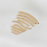 14K Wrapped Faceted Threaded Elbow Straight Pipe Bracelet
