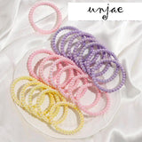 Plated beaded ring keychain pendant DIY mobile phone chain car ornament