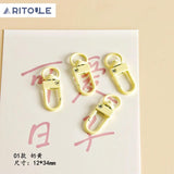 Japanese-Korean Alloy Door Buckle, Baking Paint, Shrimp Button
