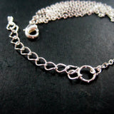 18in 2x3mm Silver Plated Oval Link Chain DIY Necklace Supply