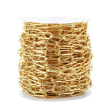 12x16mm Stainless Steel Flat Cable Chains for DIY Necklace Making