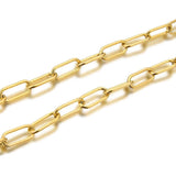 12x16mm Stainless Steel Flat Cable Chains for DIY Necklace Making