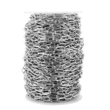12x16mm Stainless Steel Flat Cable Chains for DIY Necklace Making