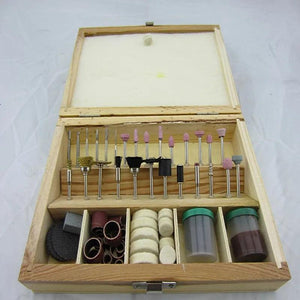 100pcs Bone Silver Drilling Attachment for Carving Wood