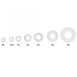 350Pcs Nylon Washer Gasket Spacer Joint O Ring Assortment Kit