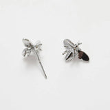 10PCS Honeybee Ear Studs Earrings 14k Plated Jewelry Making DIY Accessories