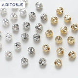 14K Plated Diamond Bead for DIY Necklace and Bracelet