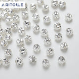 14K Plated Diamond Bead for DIY Necklace and Bracelet