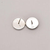 2 Pcs 12mm Stud Ear Base Charms Jewelry Components Earring Making Supplies