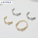 14K Electroplated Irregular Ring DIY Material Accessories