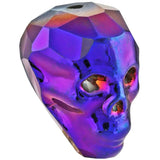 5Pcs Titanium Crystal Skull Spacer Beads for DIY Jewelry Making