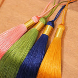 5 Pcs Wire Ice Silk Tassel Spike DIY Hanfu Cheongsam Accessories