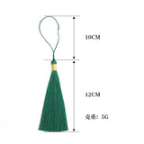 5 Pcs Wire Ice Silk Tassel Spike DIY Hanfu Cheongsam Accessories