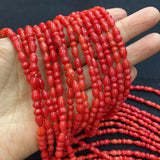 Red Artificial Coral Beads for DIY Jewelry Making