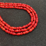 Red Artificial Coral Beads for DIY Jewelry Making