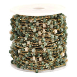 1 Meter Natural Stones Beaded Chains Jewelry Bulk DIY