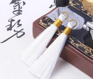 10Pcs 21 Colors Polyester Line Ice Silk Tassel Clothing Accessories Gift