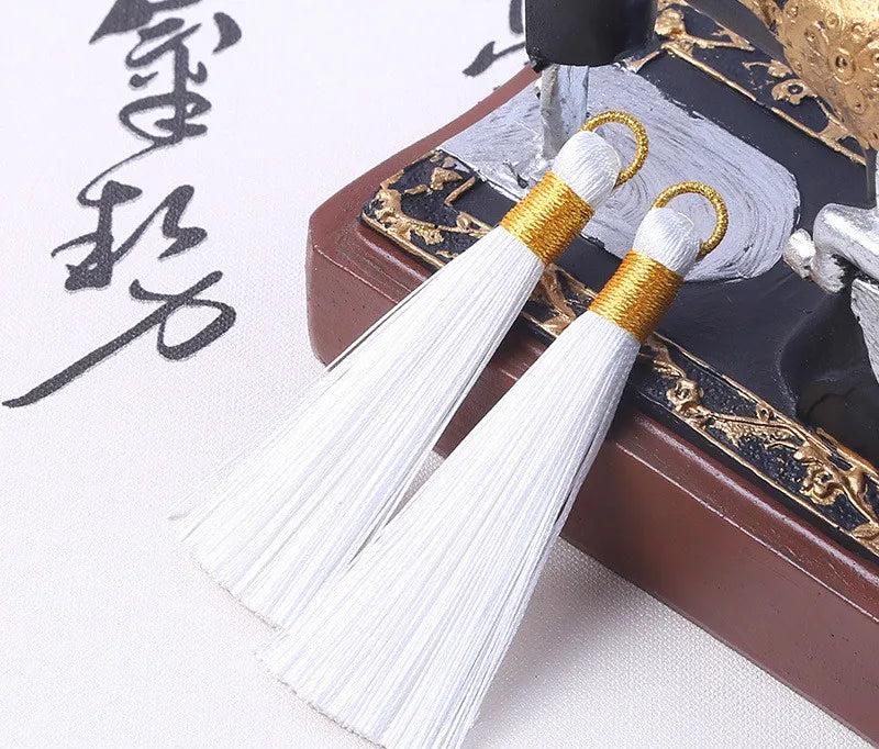 10Pcs 21 Colors Polyester Line Ice Silk Tassel Clothing Accessories Gift