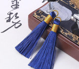 10Pcs 21 Colors Polyester Line Ice Silk Tassel Clothing Accessories Gift