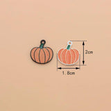 10Pcs Halloween Enamel Charms Beads for Jewelry Making