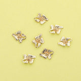 10Pcs 7x10MM Orchid Pendant Charm, DIY Flower Supplies