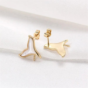 14K Fritillaria Pearl Earrings DIY Accessory