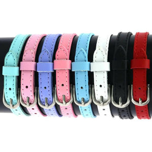 10pcs Real Leather Bracelet Women Slide Letter Charms DIY Jewelry Making Gift