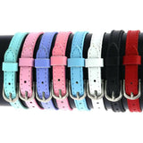 10pcs Real Leather Bracelet Women Slide Letter Charms DIY Jewelry Making Gift