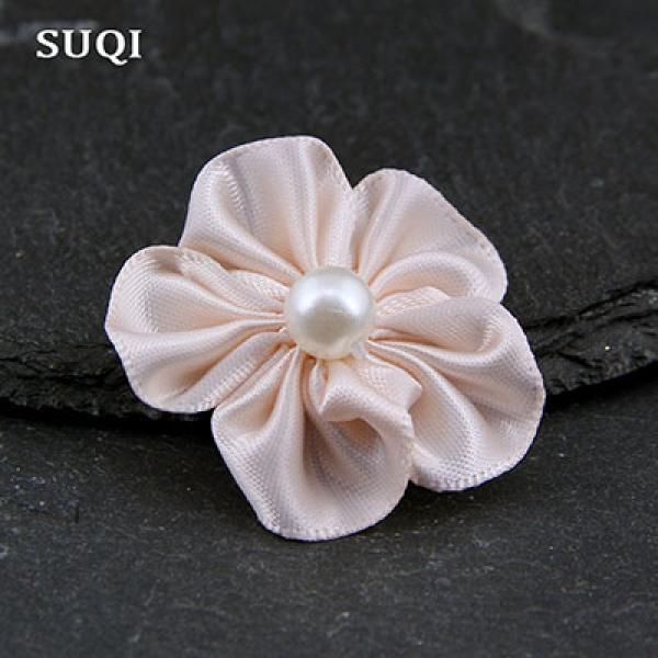 35mm Ribbon Rose Beads for Accessories Clothes Shoes Toys Hats