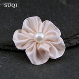 35mm Ribbon Rose Beads for Accessories Clothes Shoes Toys Hats