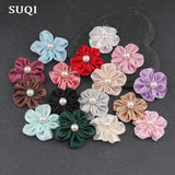 35mm Ribbon Rose Beads for Accessories Clothes Shoes Toys Hats