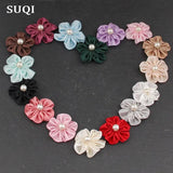 35mm Ribbon Rose Beads for Accessories Clothes Shoes Toys Hats