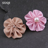 35mm Ribbon Rose Beads for Accessories Clothes Shoes Toys Hats