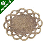 13x18mm Oval Charm Tray Antique Bronze Plated 20pcs