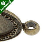10 PCS 20mm Round Pendant blank for Jewelry making