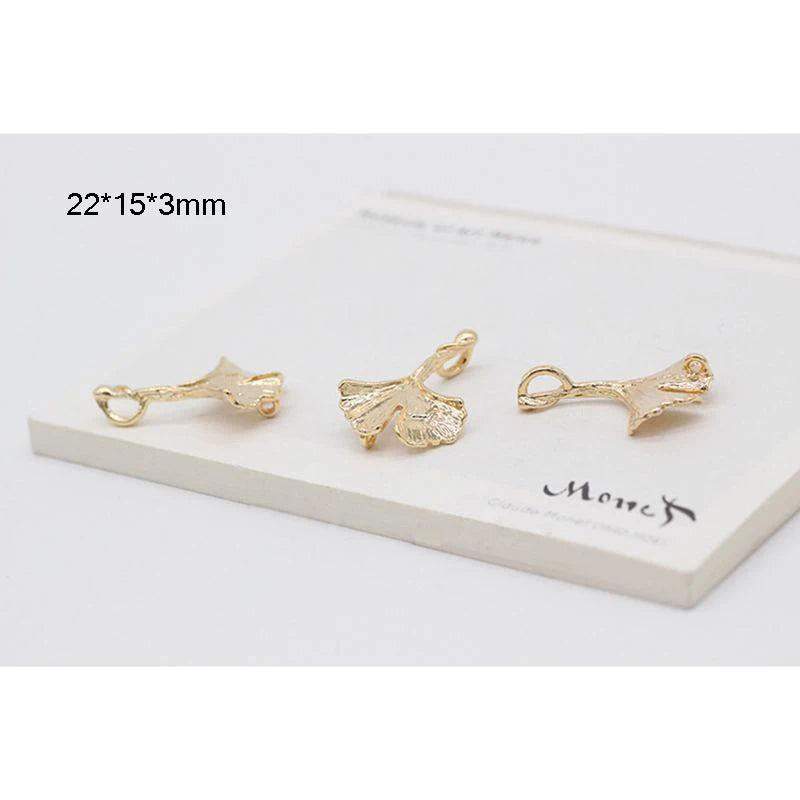 18K Real Jewelry Material DIY Earrings Accessories Bracelet Necklace