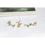 18K Real Jewelry Material DIY Earrings Accessories Bracelet Necklace