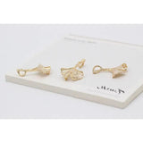 18K Real Jewelry Material DIY Earrings Accessories Bracelet Necklace