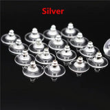 500 Pcs/Lot 11X6MM Plated Earring Stoppers
