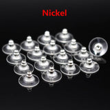 500 Pcs/Lot 11X6MM Plated Earring Stoppers